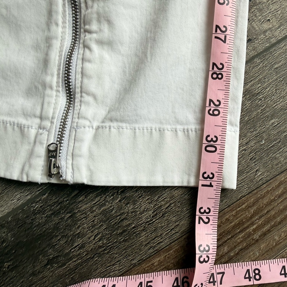 NWT Abercrombie & Fitch White High-Rise Baggy Trousers - Picture 6 of 10